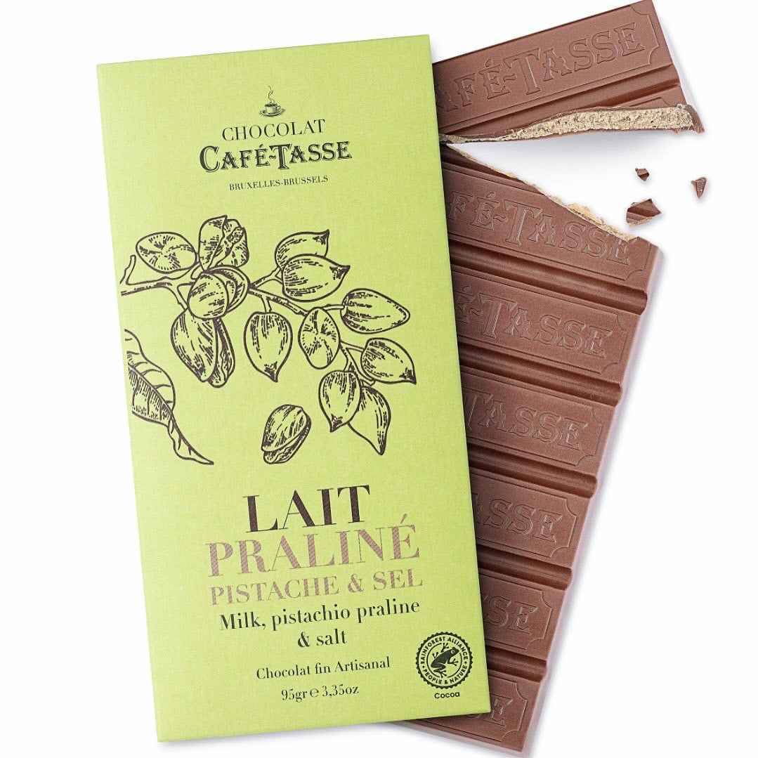 Café Tasse - Pistachio Praline & Sea Salt Bar