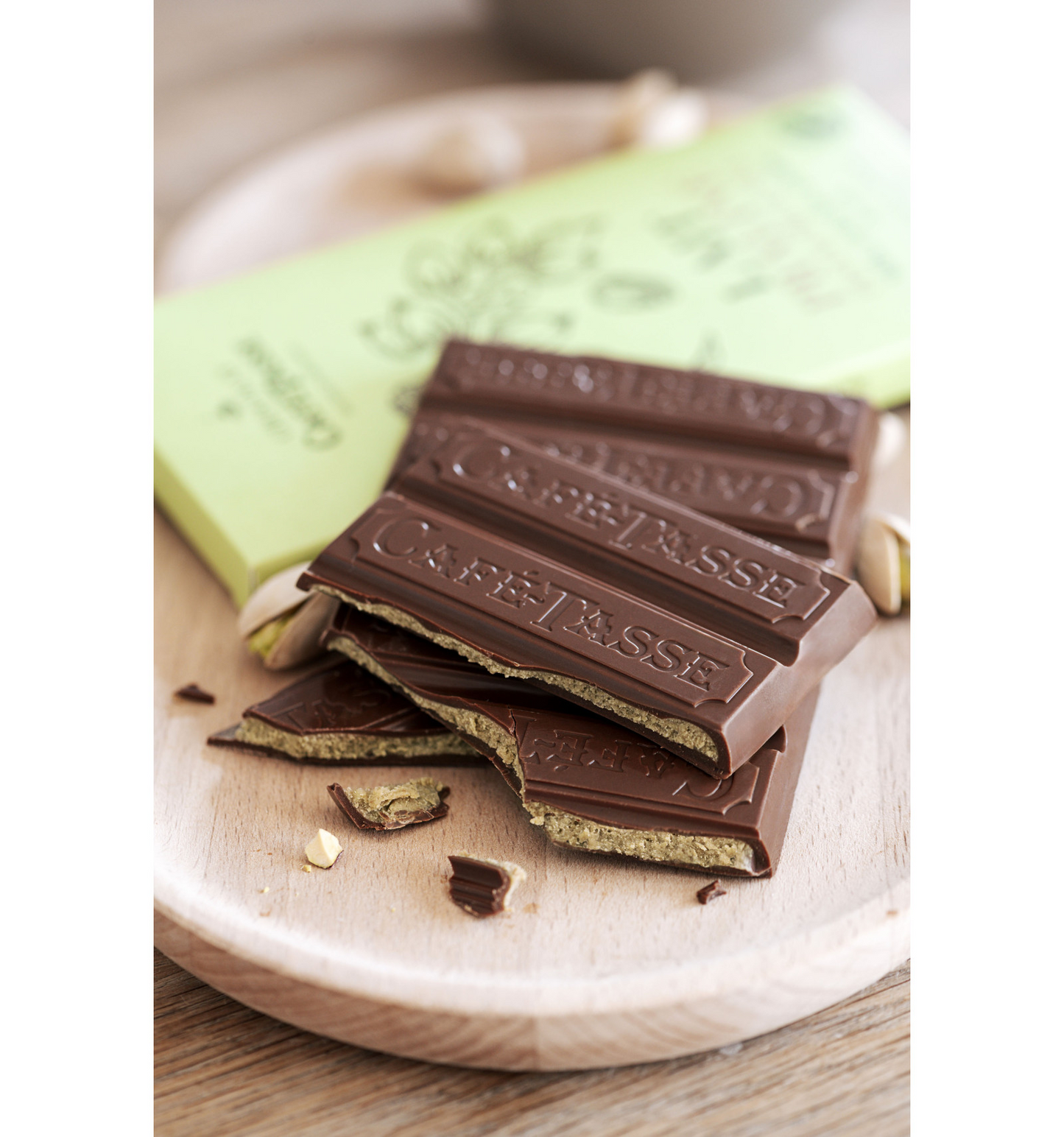 Café Tasse - Pistachio Praline & Sea Salt Bar