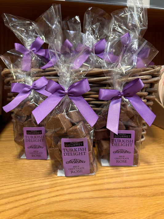 Milk Chocolate Covered Rose Turkish Delight