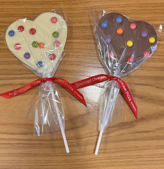 Chocolate Heart Lolly