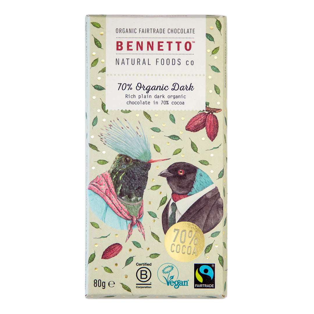Bennetto Organic Chocolate Bar